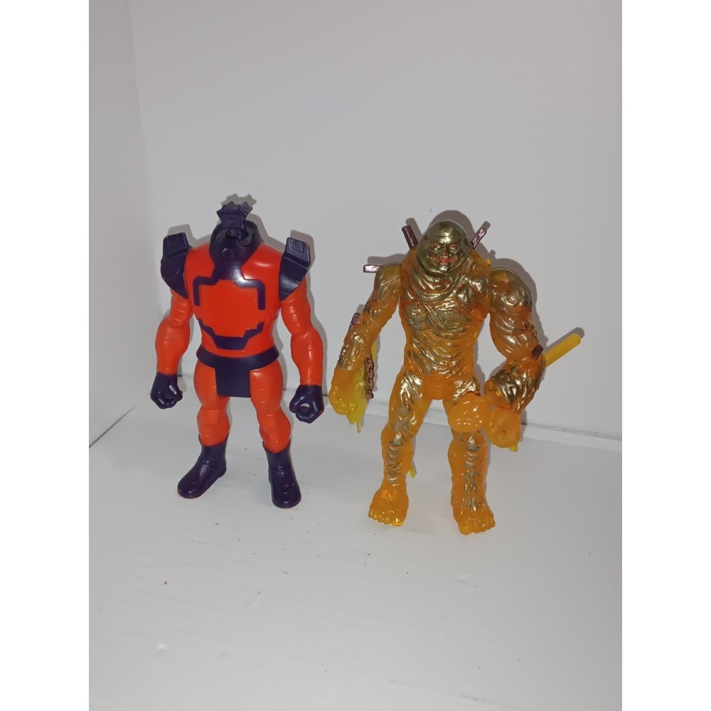Spider-Man Action Figure Lot Of 2 Molten Man And Arnim Zola Hasbro Marvel